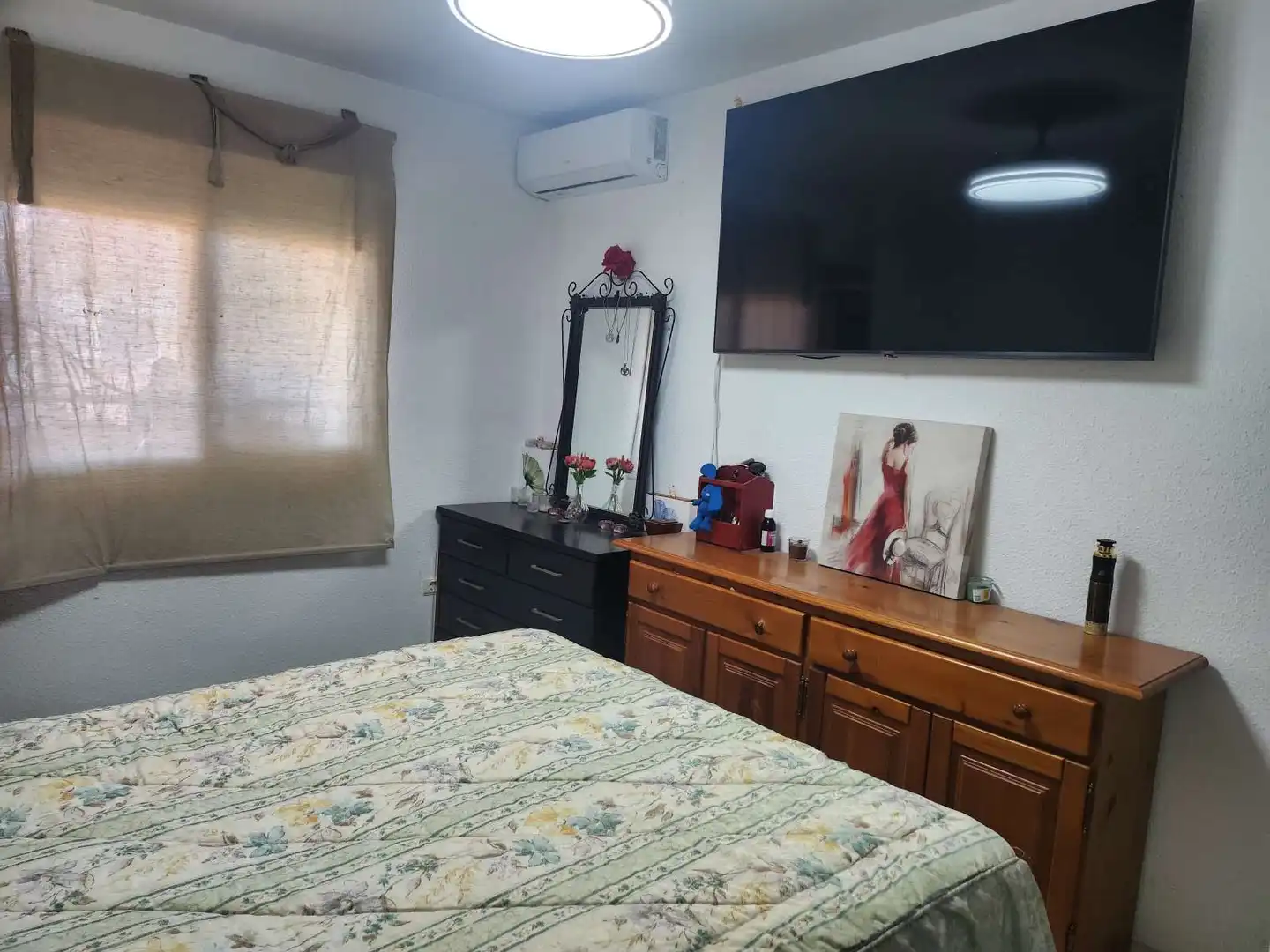 Bedroom of Flat for share in Mijas  with Air Conditioner, Terrace and Furnished