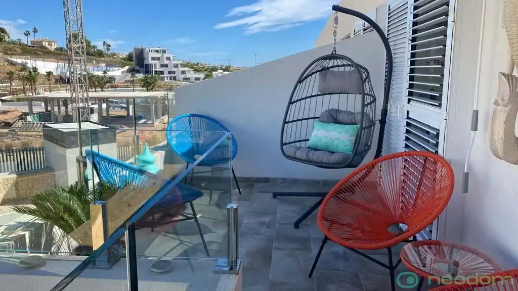 Terraza de Dúplex en venta en Finestrat con Aire acondicionado, Calefacción y Terraza