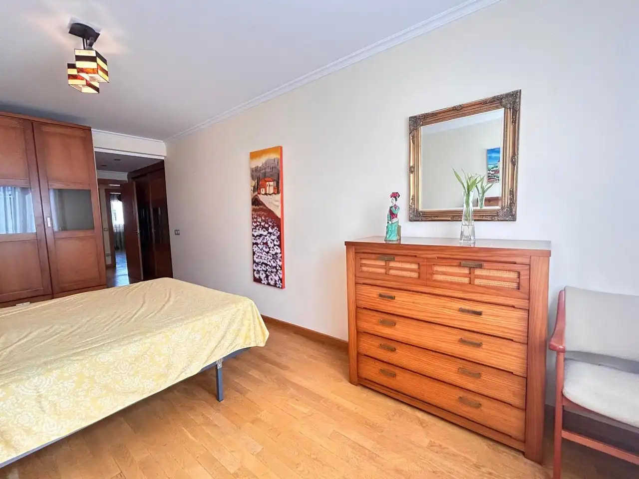 Bedroom of Flat for rent in Gijón   with Heating, Storage room and Furnished