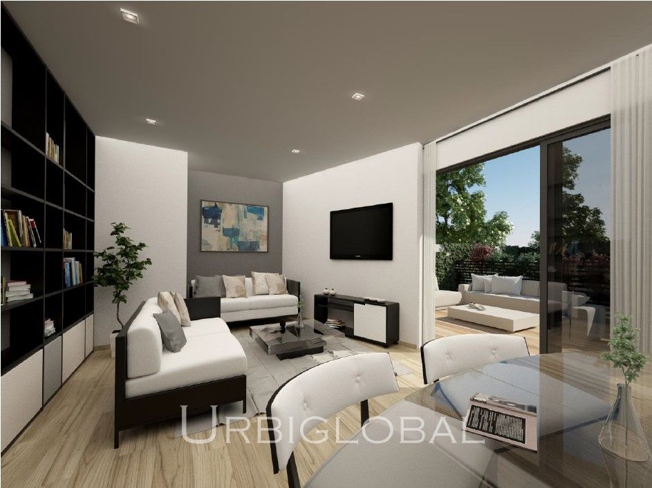 Living room of Planta baja for sale in Cornellà de Llobregat  with Air Conditioner, Heating and Private garden