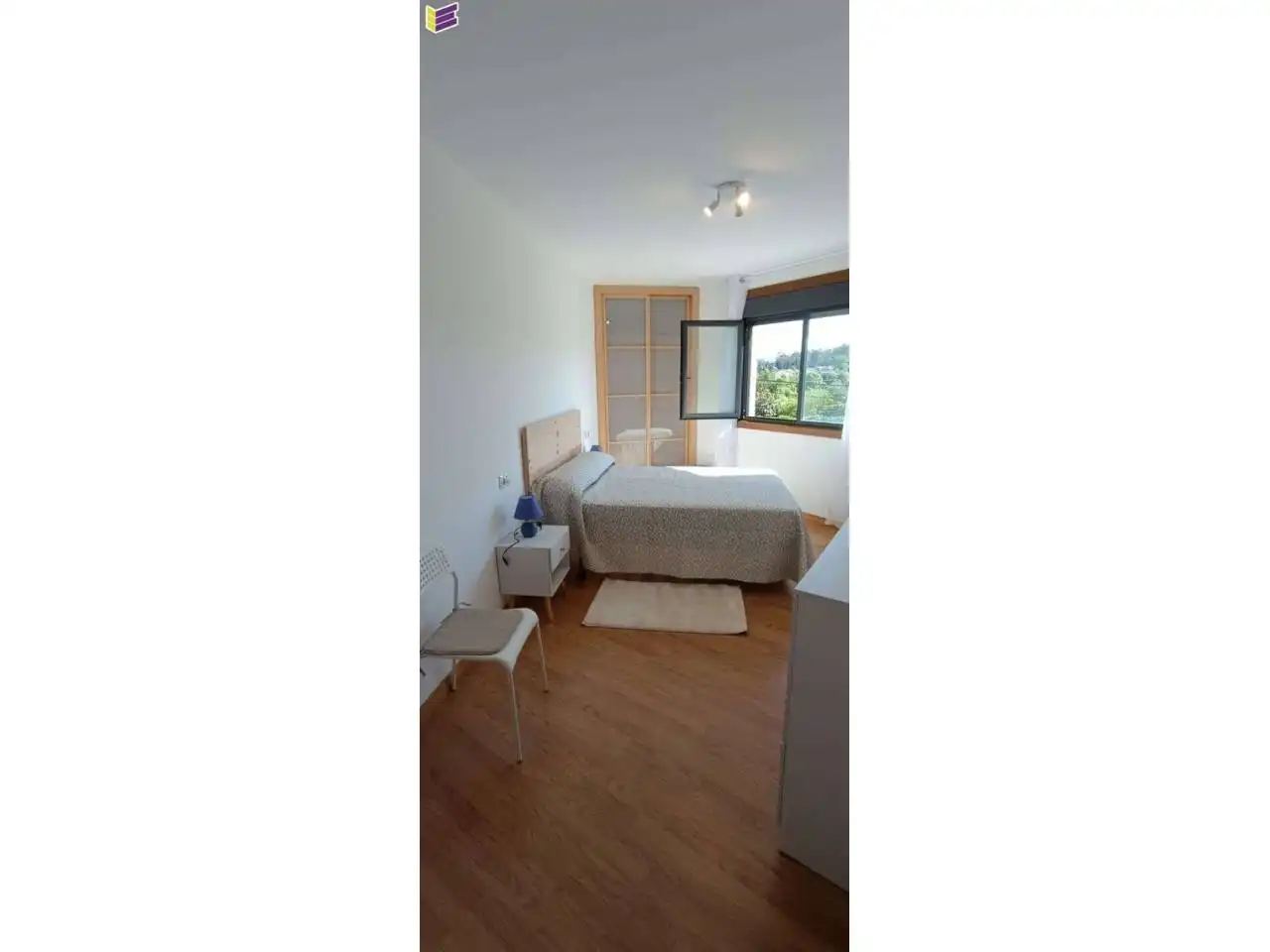 Schlafzimmer von Wohnung zum Verkauf in O Rosal   mit Heizung, Parkett und Abstellraum