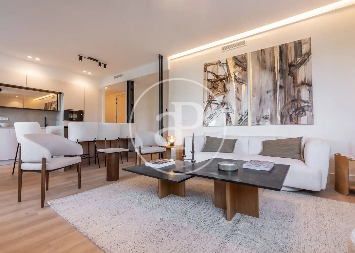 Living room of Flat for sale in Madrid  with Heating and Furnished
