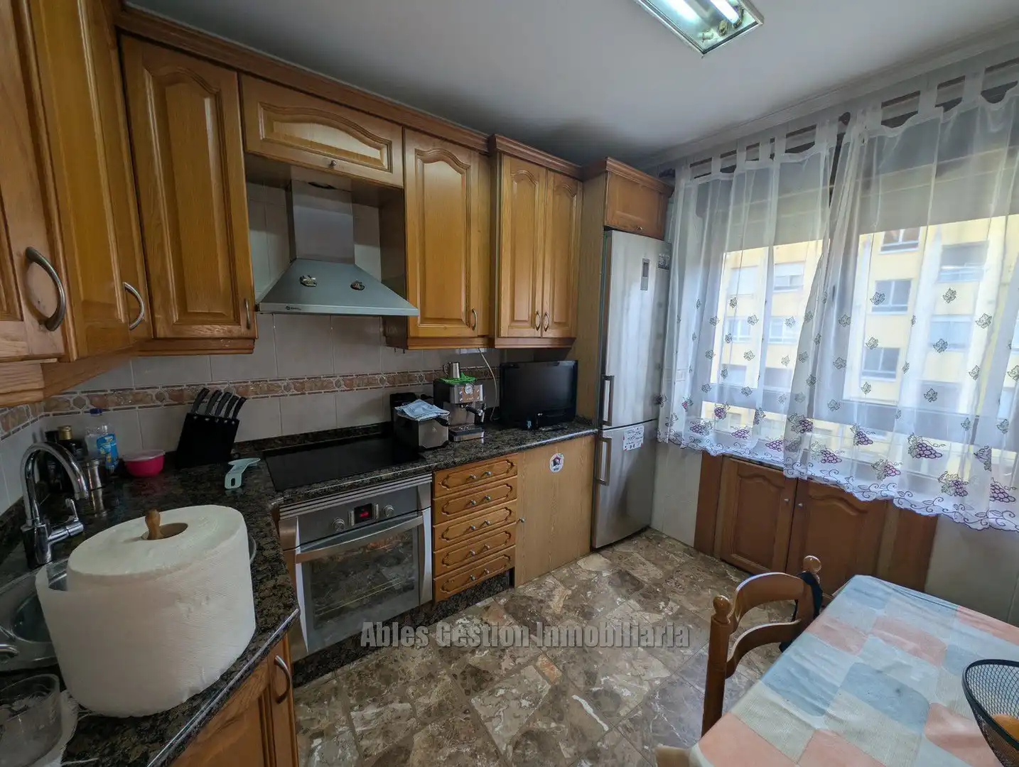 Küche von Wohnung zum Verkauf in Mieres (Asturias) mit Heizung, Parkett und Abstellraum