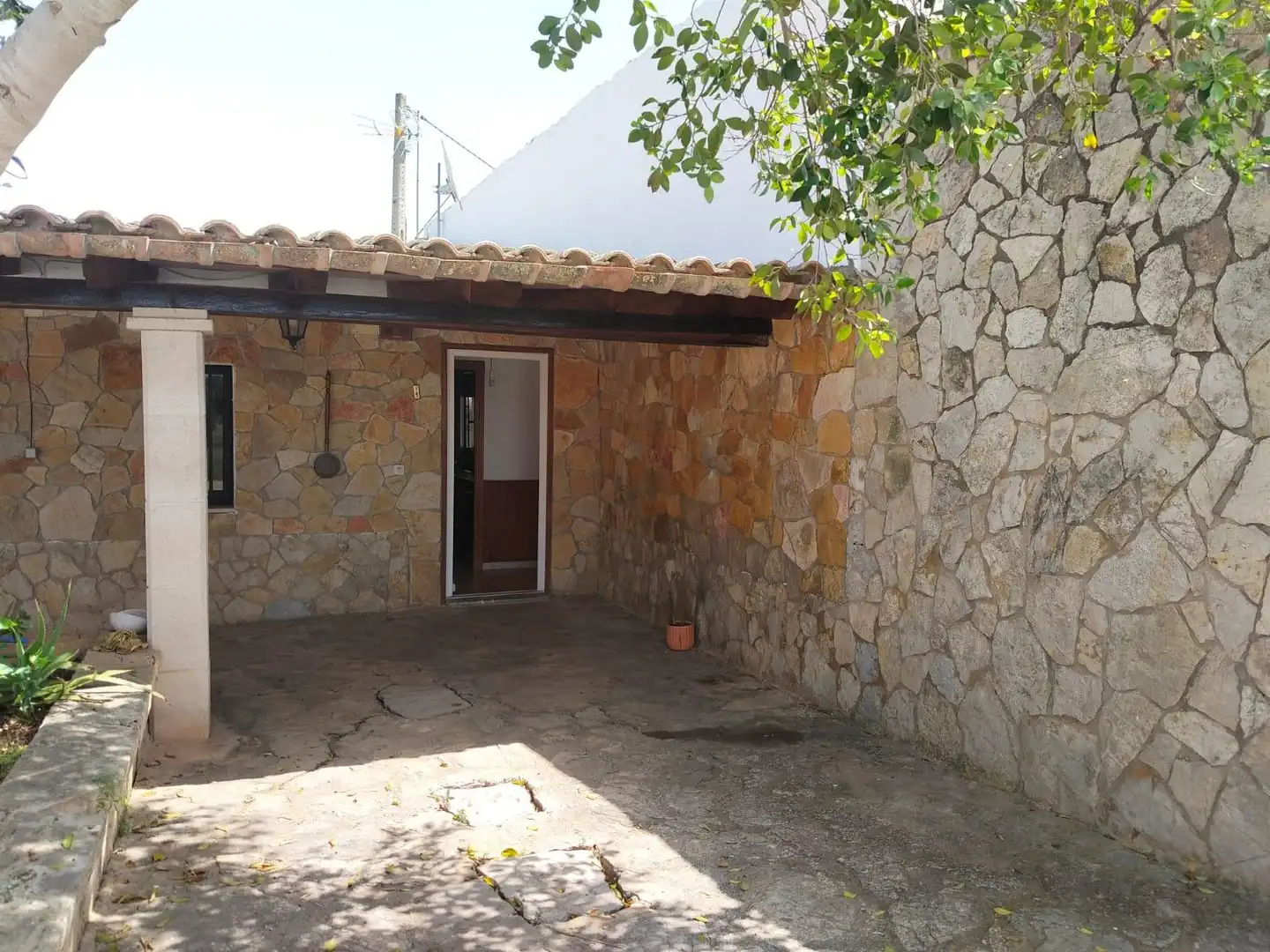 Garten von Haus oder Chalet zur Miete in Sencelles mit Privatgarten, Terrasse und Abstellraum