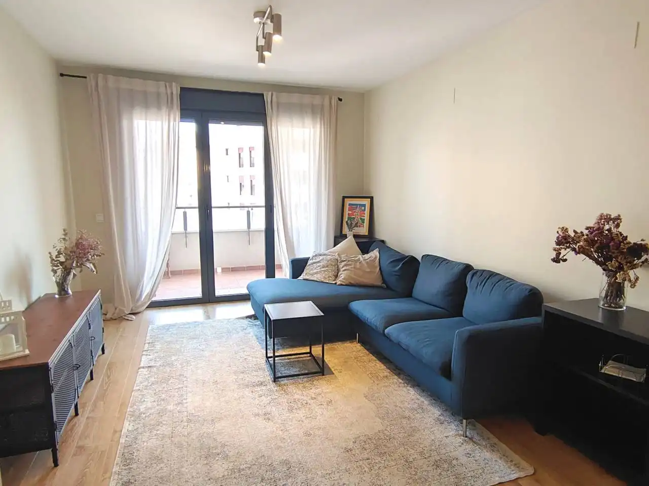 Sala de estar de Piso de alquiler en Valencia con Aire acondicionado, Calefacción y Balcón