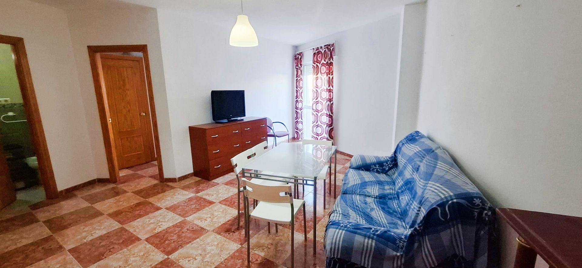 Sala de estar de Piso de alquiler en Málaga Capital con Amueblado, Lavadora y TV