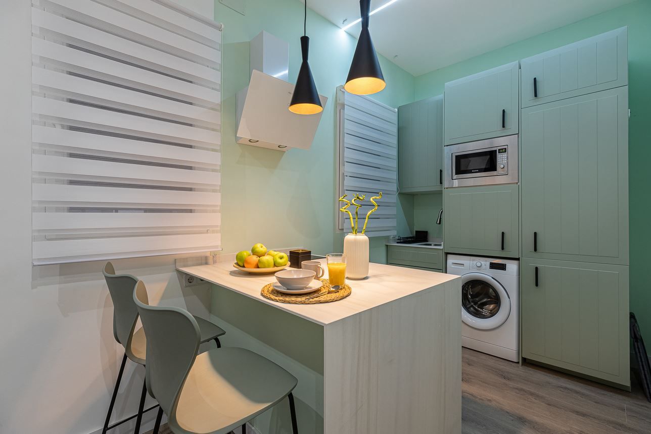 Kitchen of Flat to rent in Terrassa  with Furnished and Pets allowed