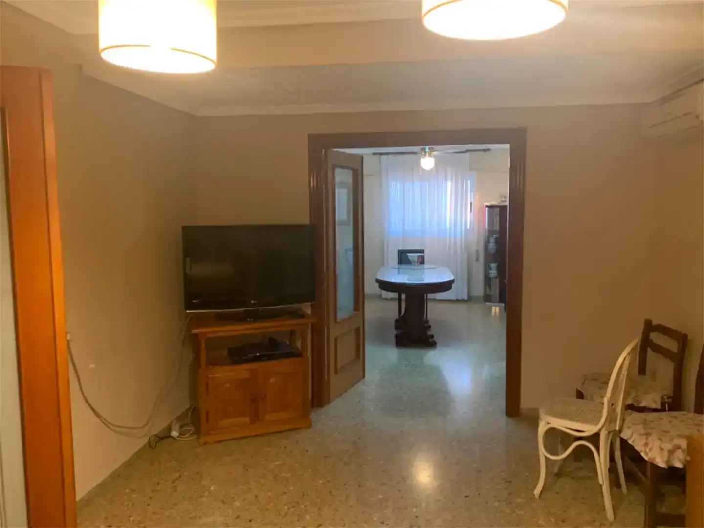 Sala d'estar de Casa o xalet en venda en Canals amb Aire condicionat