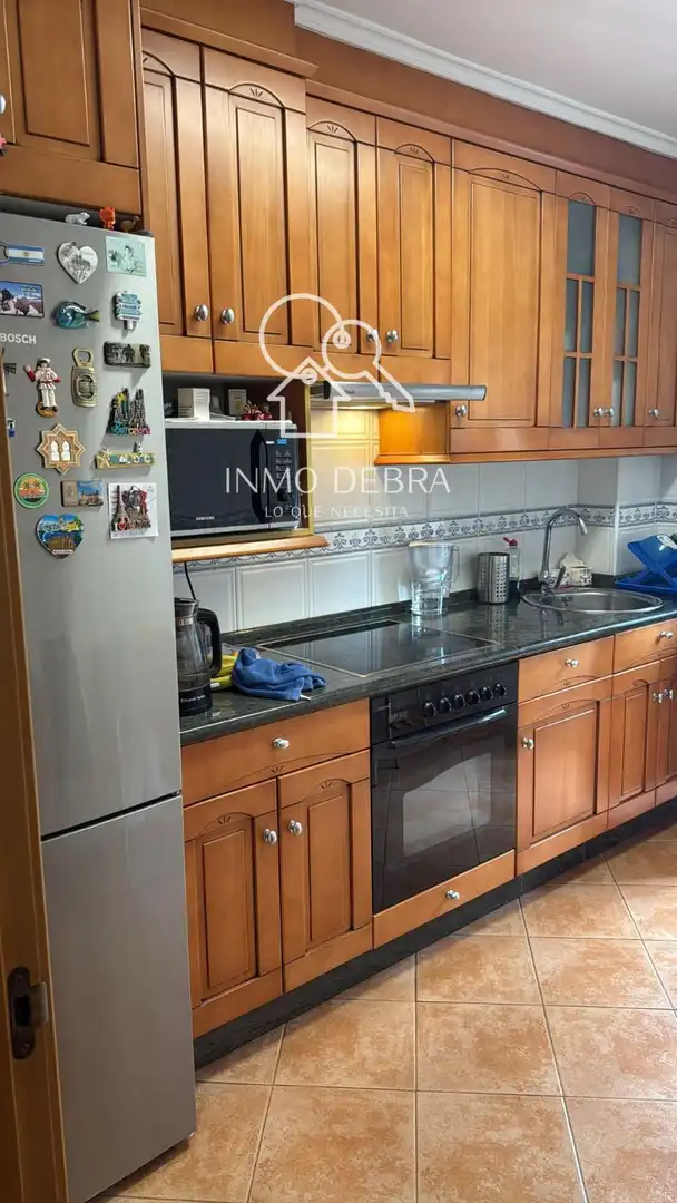 Küche von Wohnung zum Verkauf in Castrillón mit Heizung, Terrasse und Möbliert