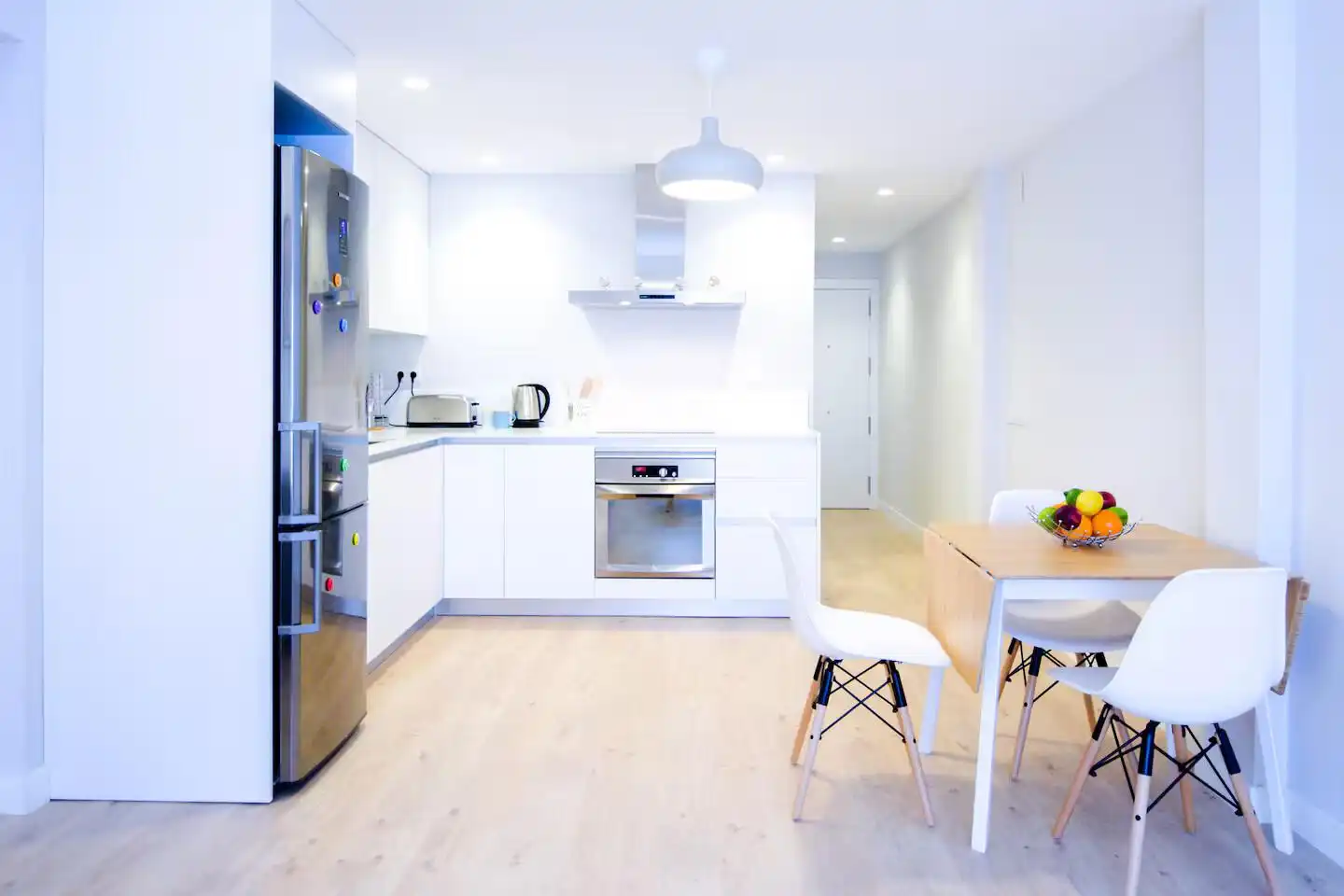 Kitchen of Flat for rent in Terrassa  with Air Conditioner and Furnished