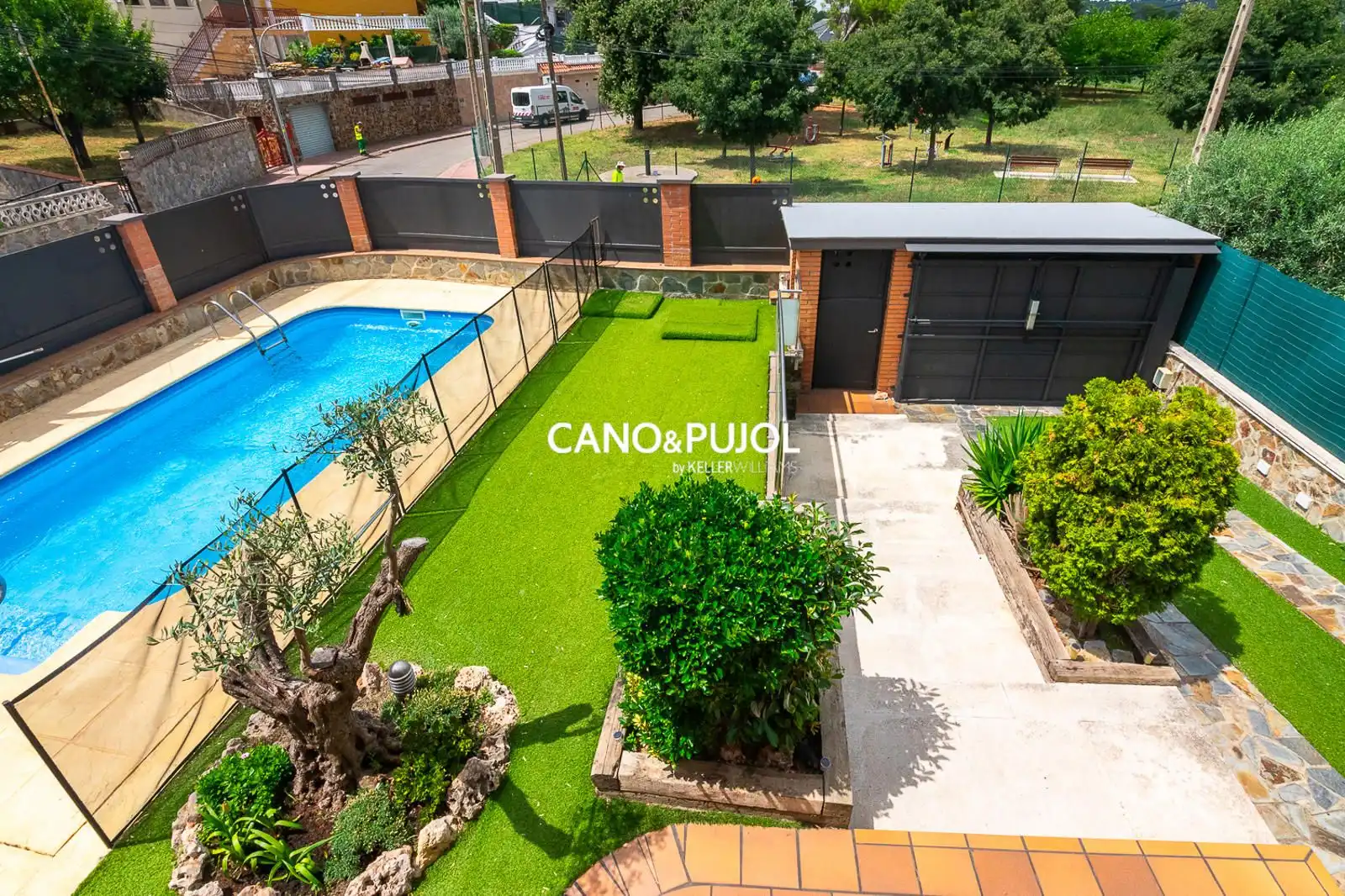 Jardín de Casa o chalet en venta en Terrassa con Aire acondicionado, Calefacción y Terraza