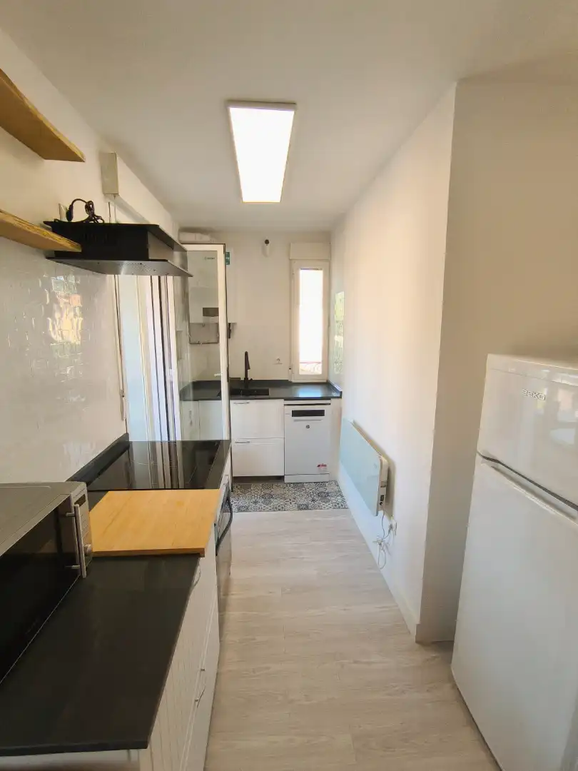 Küche von Wohnung zur Miete in Palencia mit Heizung, Parkett und Terrasse