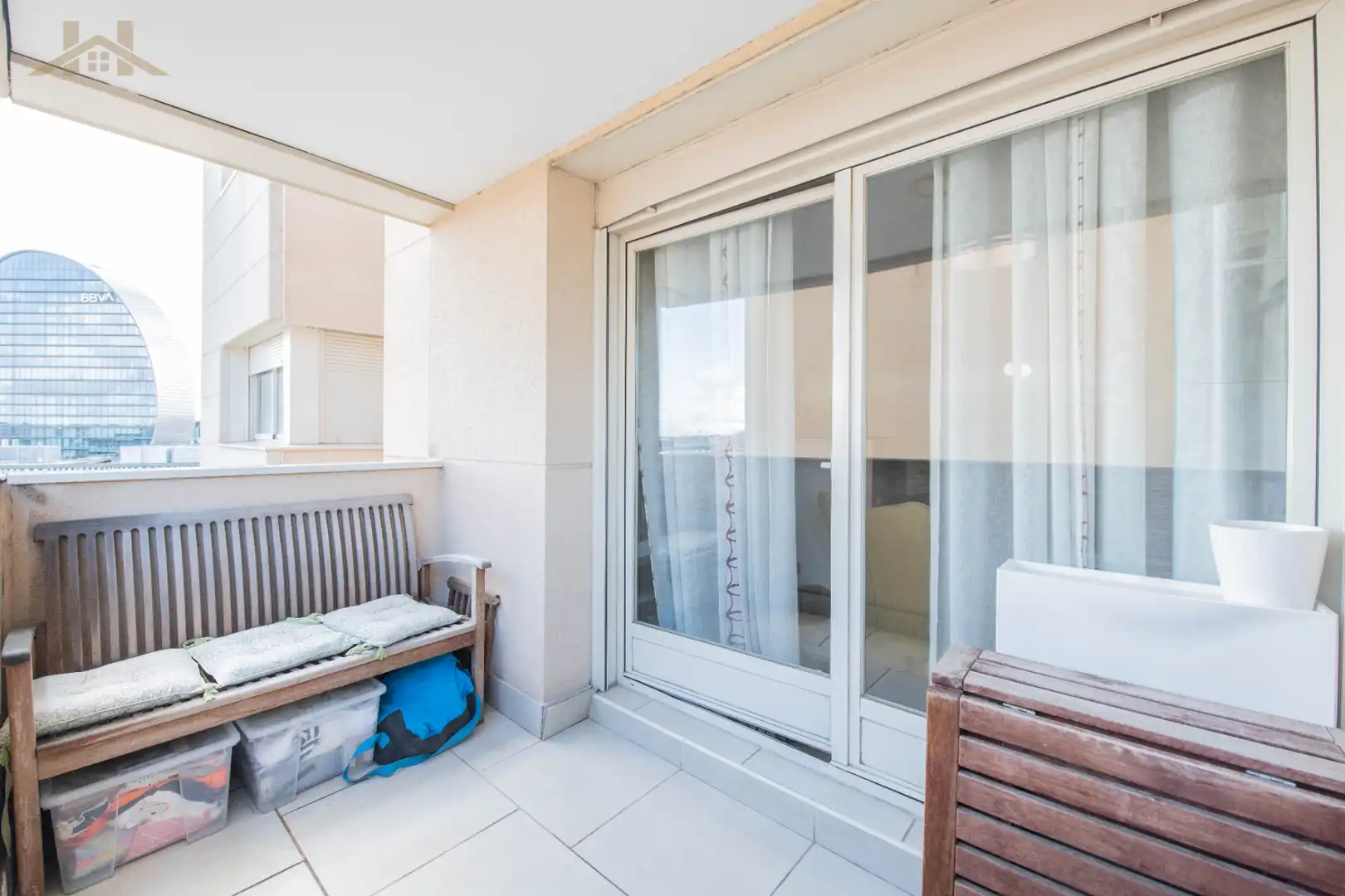 Balcony of Flat for sale in Madrid  with Air Conditioner, Heating and Terrace