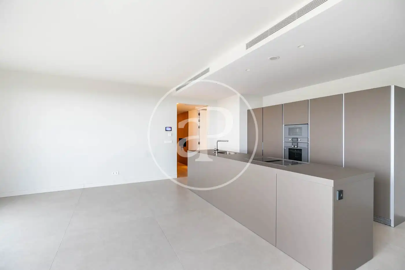 Küche von Wohnung zur Miete in Barcelona mit Klimaanlage, Heizung und Privatgarten
