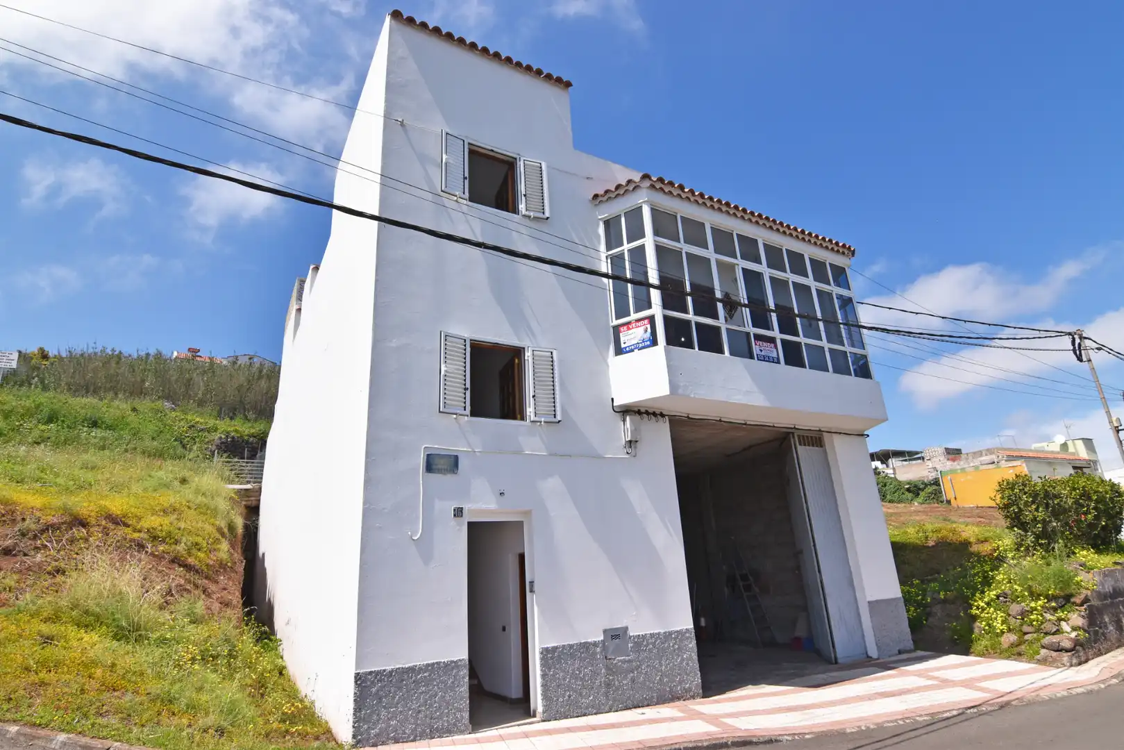 Vista exterior de Casa o chalet en venta en Firgas con Jardín privado, Terraza y Trastero