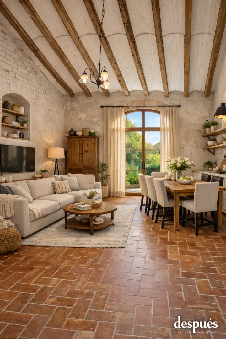 Sala de estar de Casa o chalet en venta en Torrelles de Foix con Jardín privado