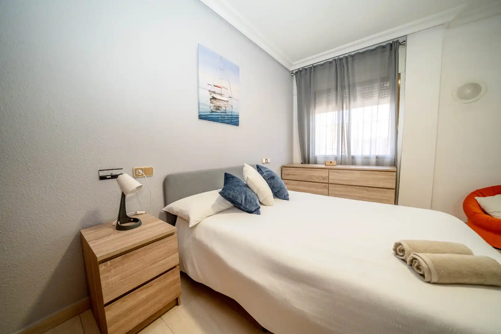 Bedroom of Apartments for rent in San Pedro del Pinatar  with Air Conditioner, Terrace and Furnished