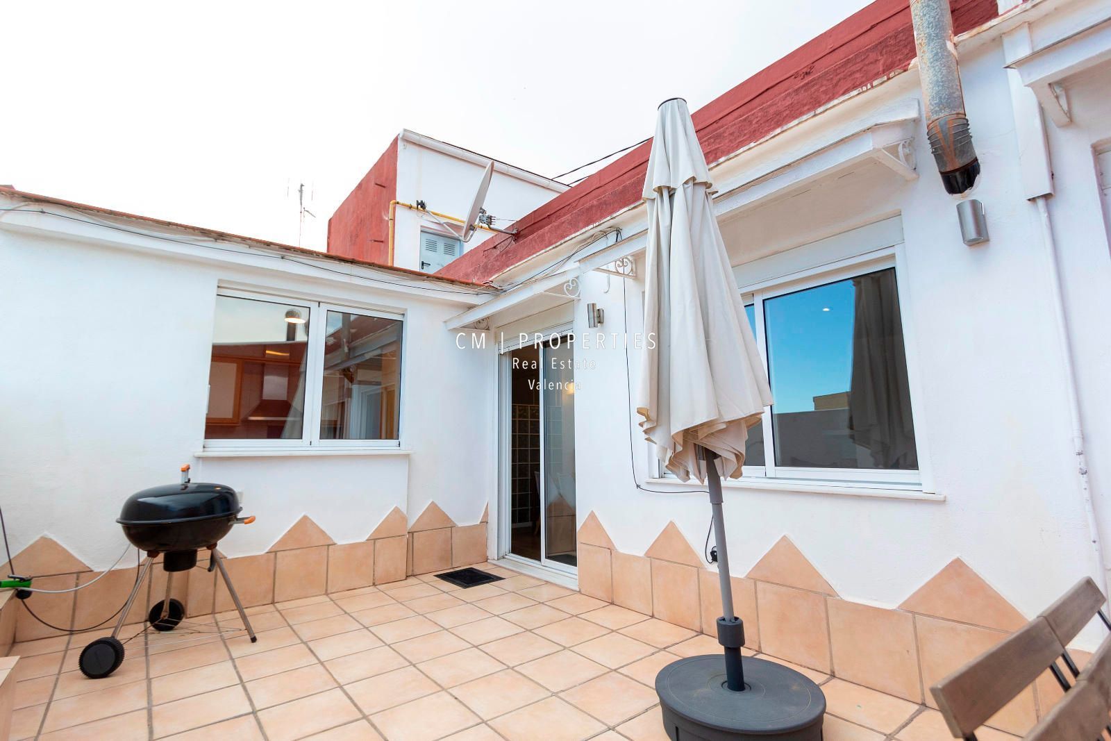 Terrace of Attic for sale in  Valencia Capital  with Air Conditioner, Heating and Parquet flooring