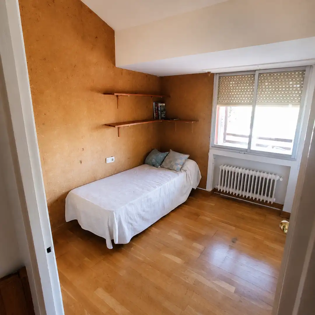 Schlafzimmer von Einfamilien-Reihenhaus zur Miete in Hoyo de Manzanares mit Privatgarten und Gemeinschaftspool