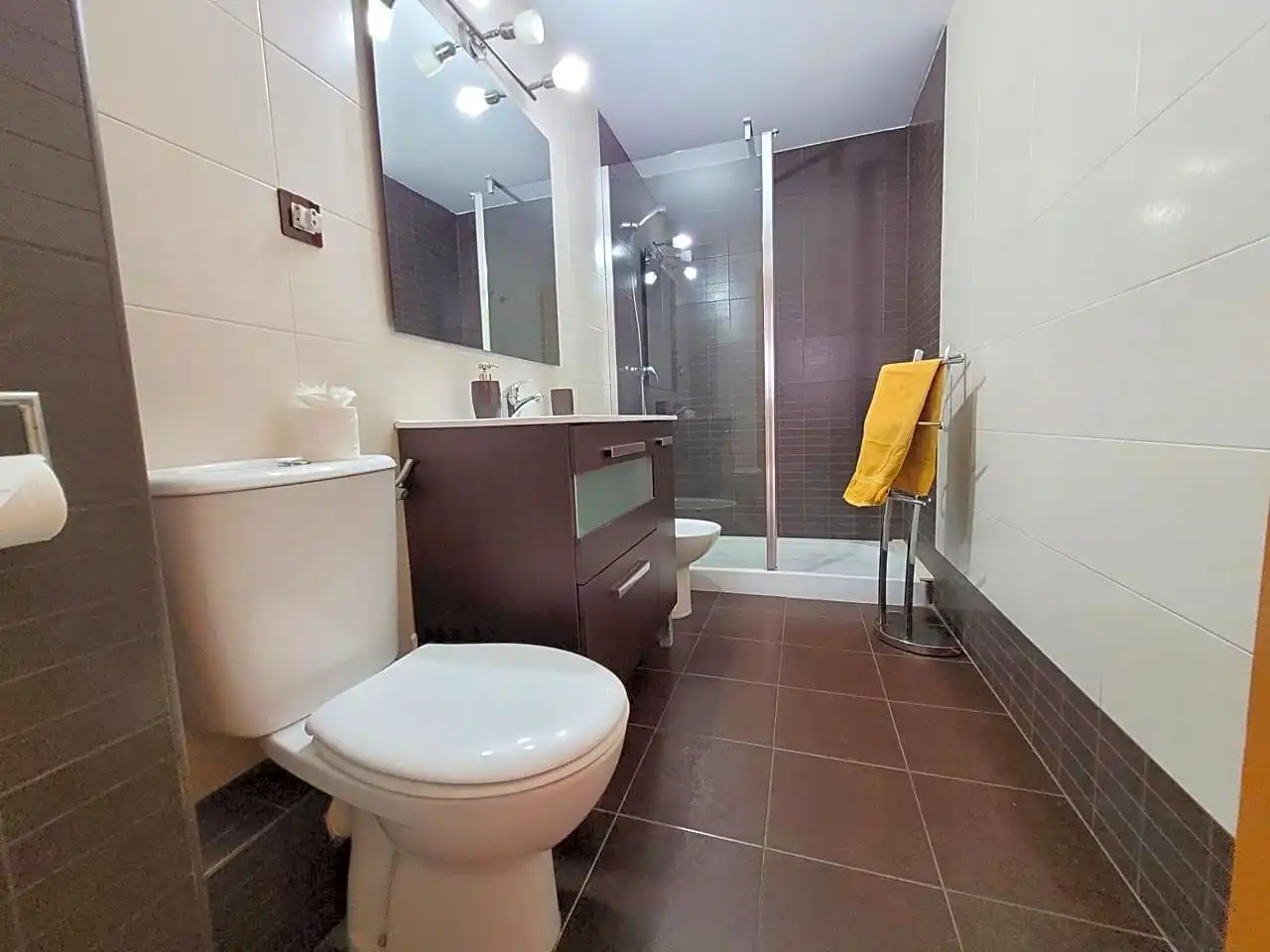 Baño de Apartamento de alquiler en Miramar, Valencia