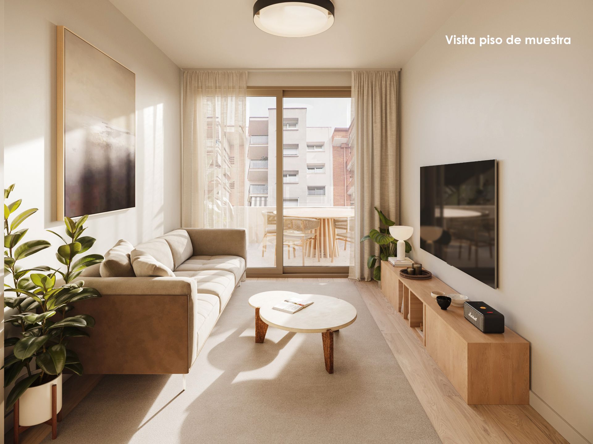 Living room of Flat for sale in Ripollet  with Air Conditioner, Heating and Parquet flooring