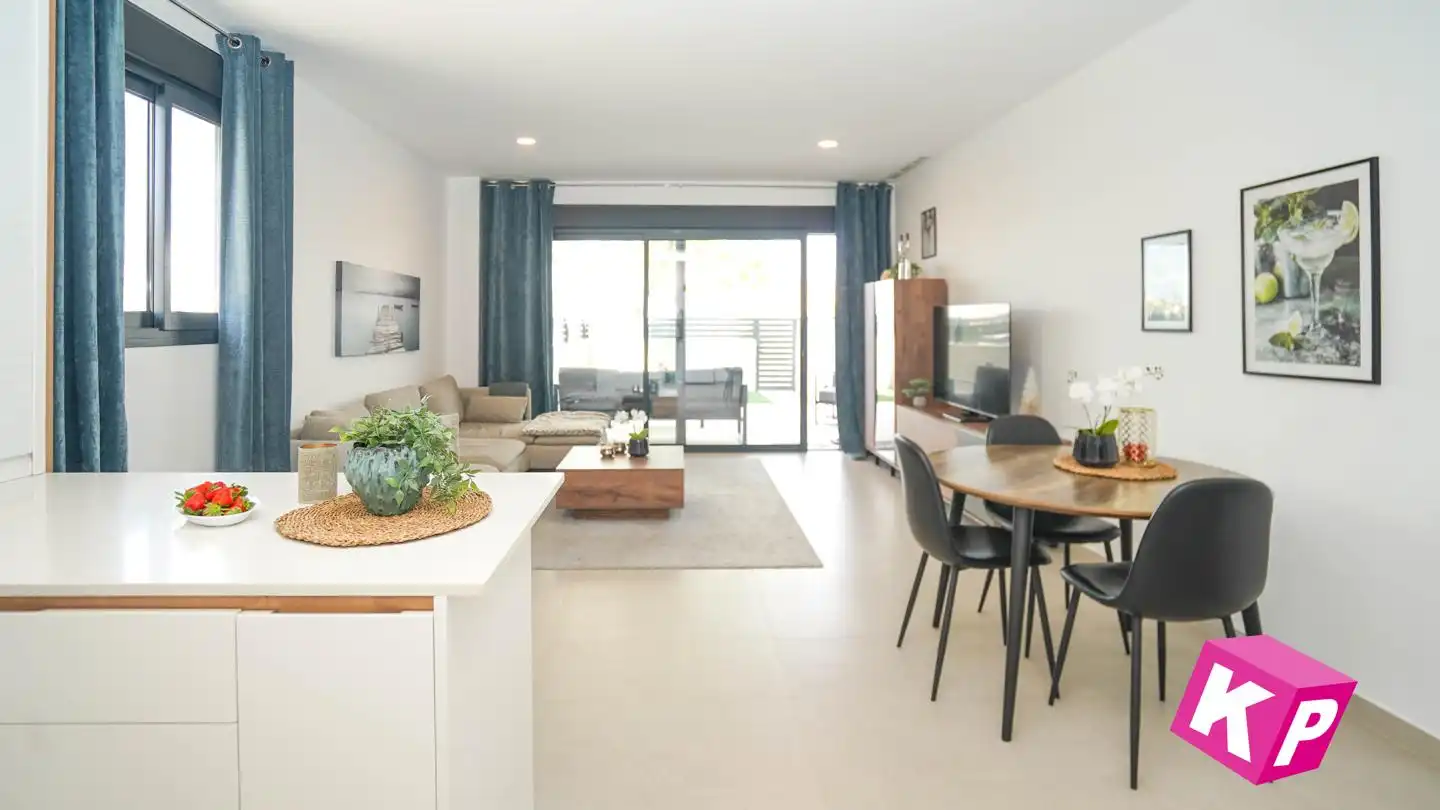 Sala de estar de Planta baja en venta en Santa Pola con Aire acondicionado, Calefacción y Terraza
