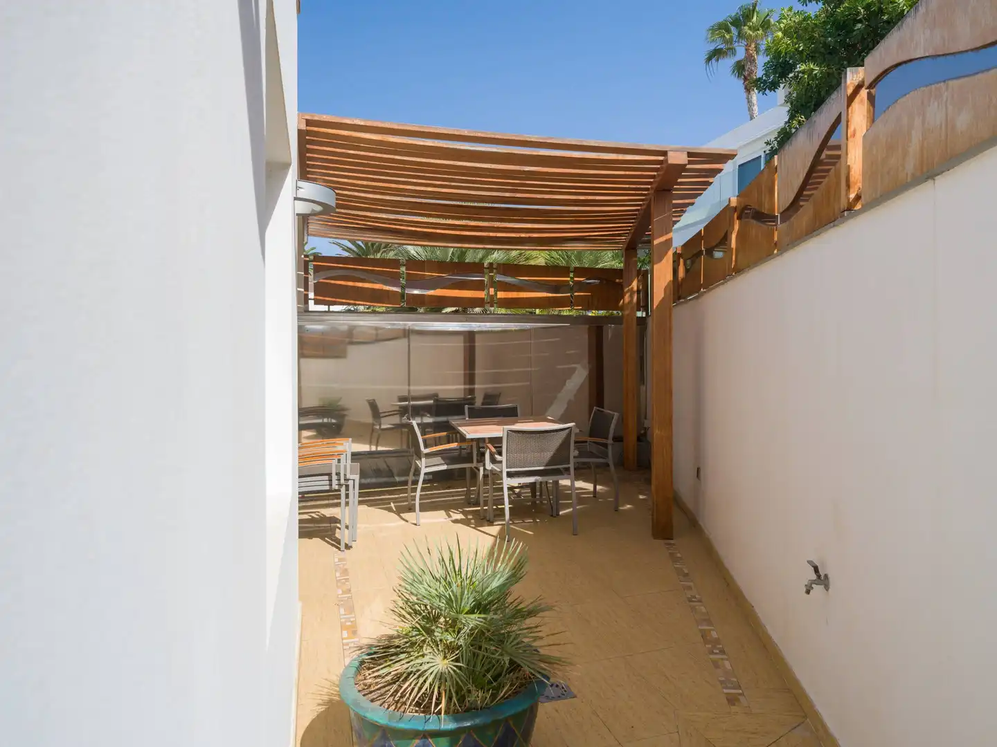 Terraza de Casa o chalet en venta en San Bartolomé de Tirajana con Aire acondicionado, Amueblado y Jacuzzi