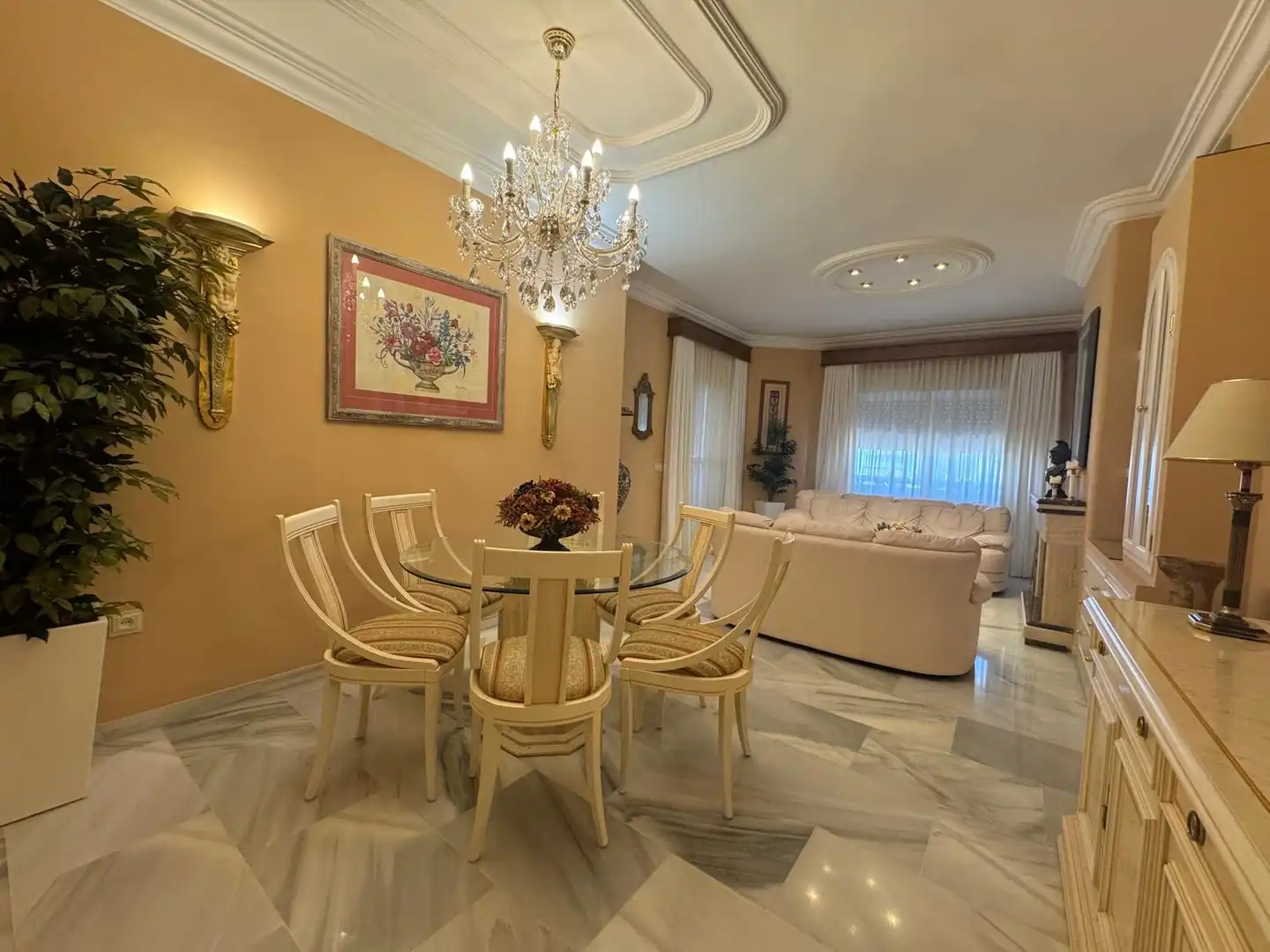 Dining room of Flat for sale in Jerez de la Frontera  with Air Conditioner, Private garden and Terrace