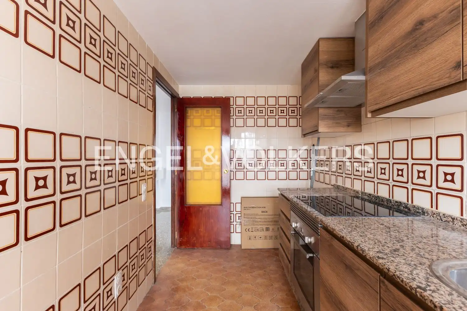 Kitchen of Attic for rent in Valencia  with Air Conditioner, Heating and Terrace