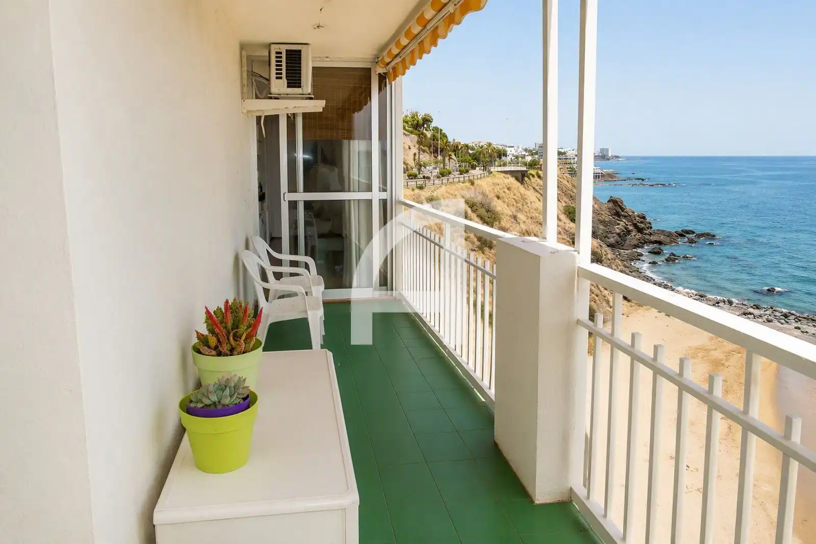 Terrasse von Dachboden zum Verkauf in Benalmádena mit Klimaanlage, Heizung und Terrasse