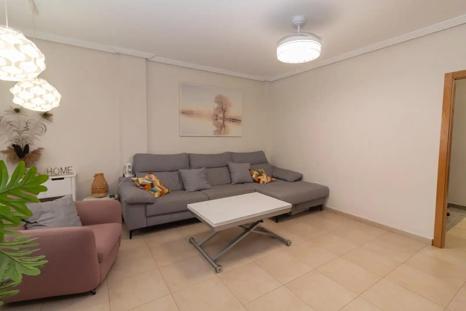 Sala de estar de Casa adosada en venta en San Javier con Aire acondicionado, Jardín privado y Terraza
