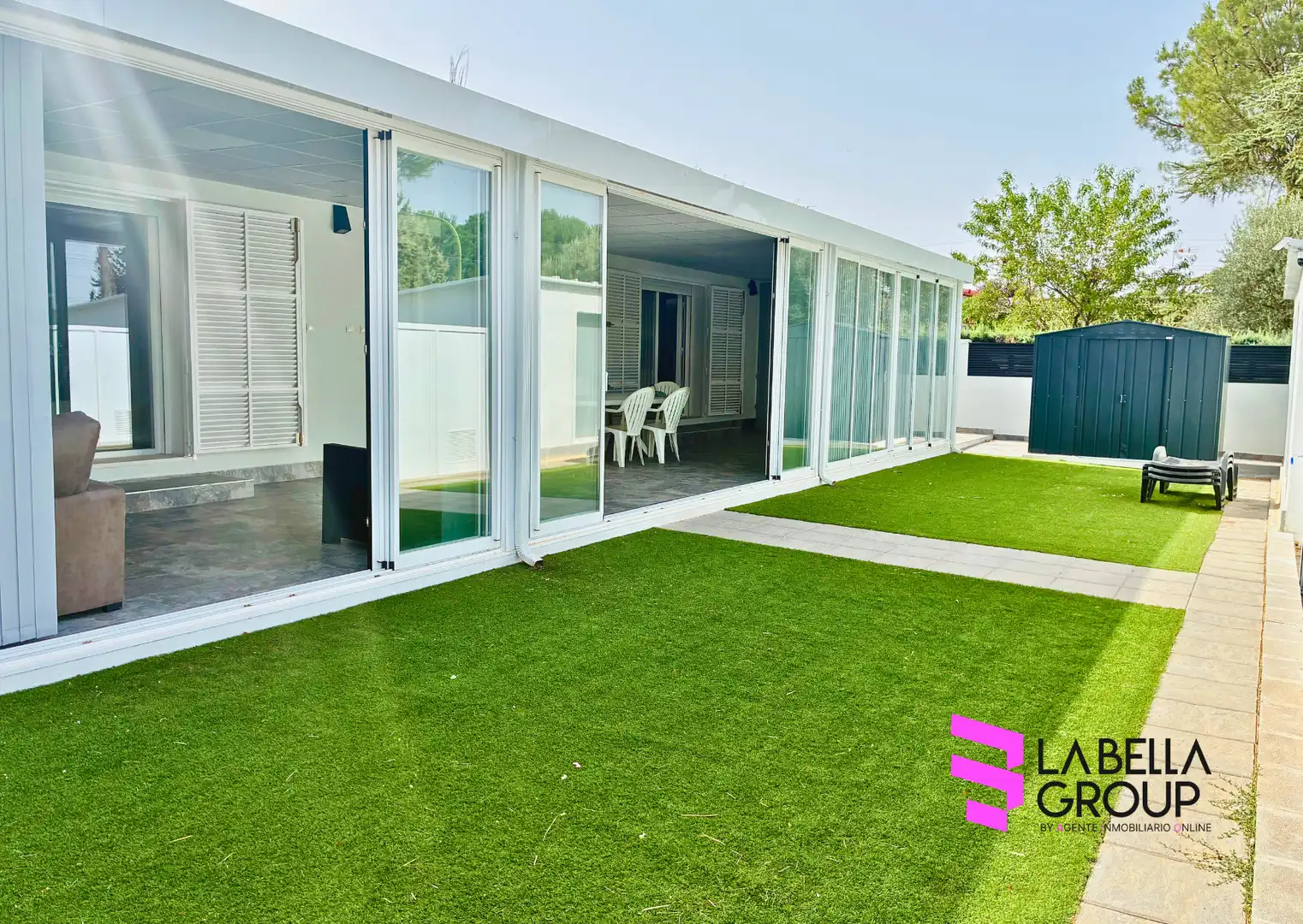 Terrassa de Casa o xalet en venda en Nuevo Baztán amb Aire condicionat, Calefacció i Jardí privat