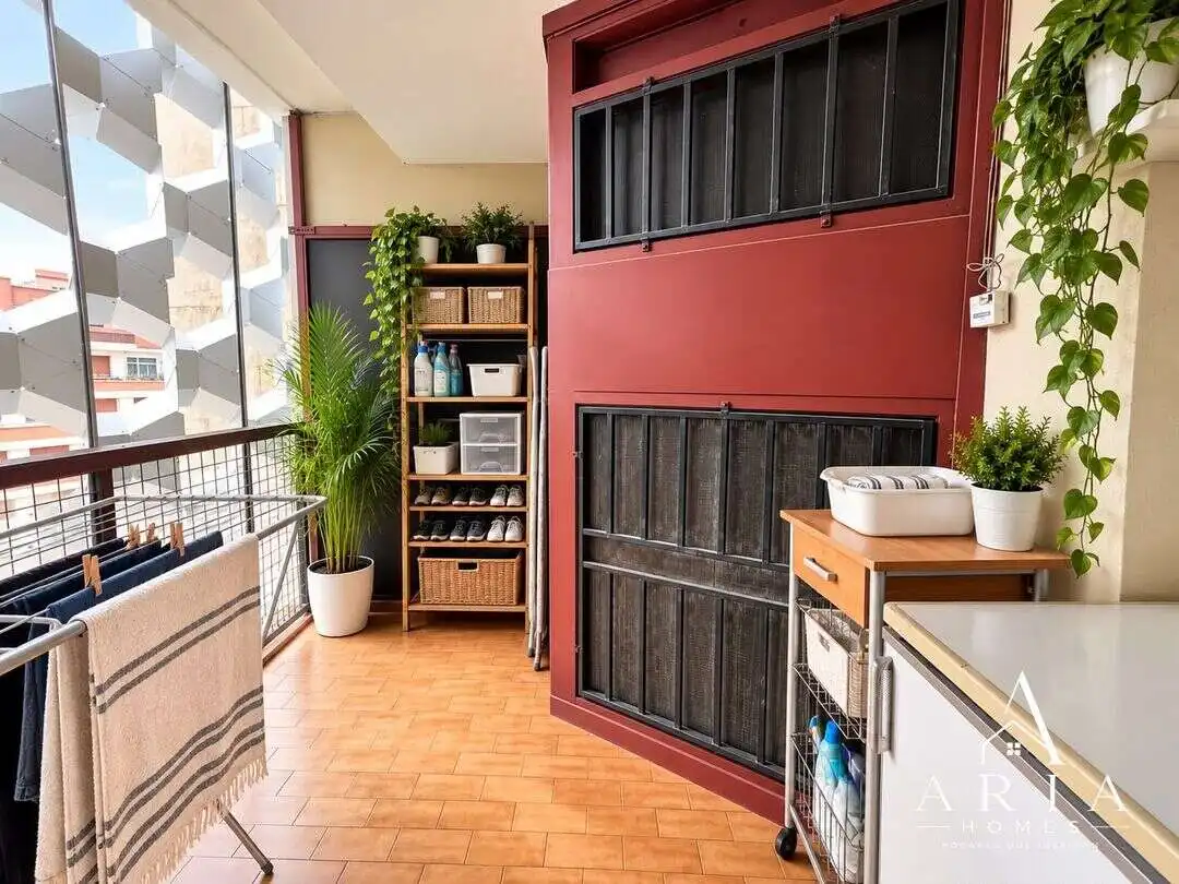 Balcony of Flat for sale in Bilbao   with Heating, Terrace and Furnished