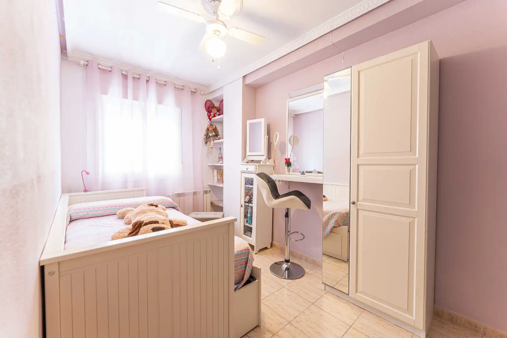 Schlafzimmer von Maisonette zum Verkauf in Fuenlabrada mit Klimaanlage, Heizung und Terrasse