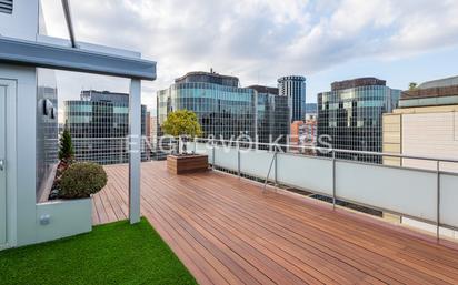 Terrasse von Dachboden zum verkauf in  Barcelona Capital mit Klimaanlage, Heizung und Terrasse