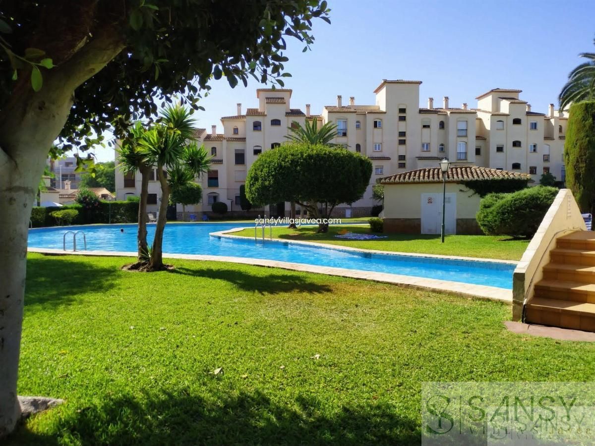 Jardí de Apartament en venda en Jávea / Xàbia amb Calefacció, Terrassa i Piscina comunitària