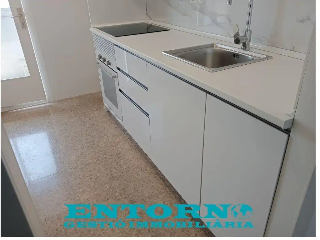 Kitchen of Flat for sale in Mollet del Vallès  with Air Conditioner, Terrace and Balcony