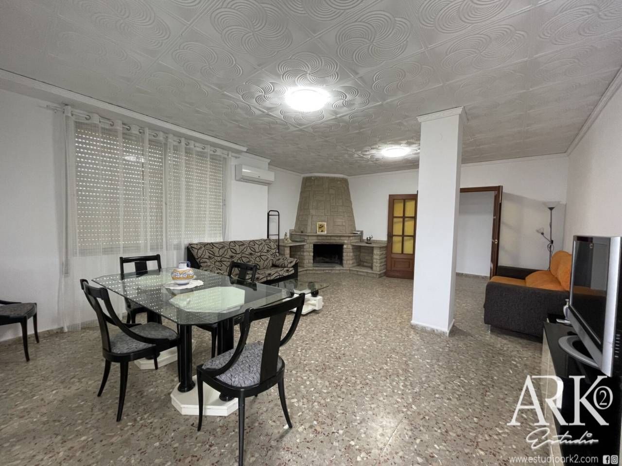 Living room of House or chalet for sale in Gandia  with Air Conditioner, Private garden and Terrace