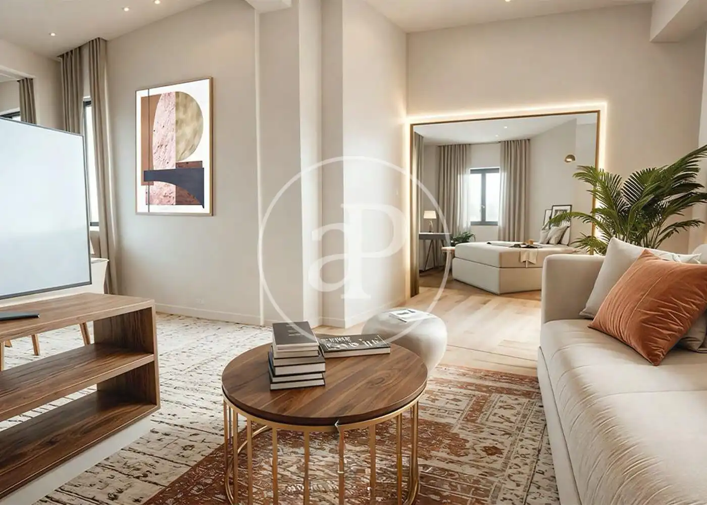 Sala d'estar de Pis en venda en  Palma de Mallorca