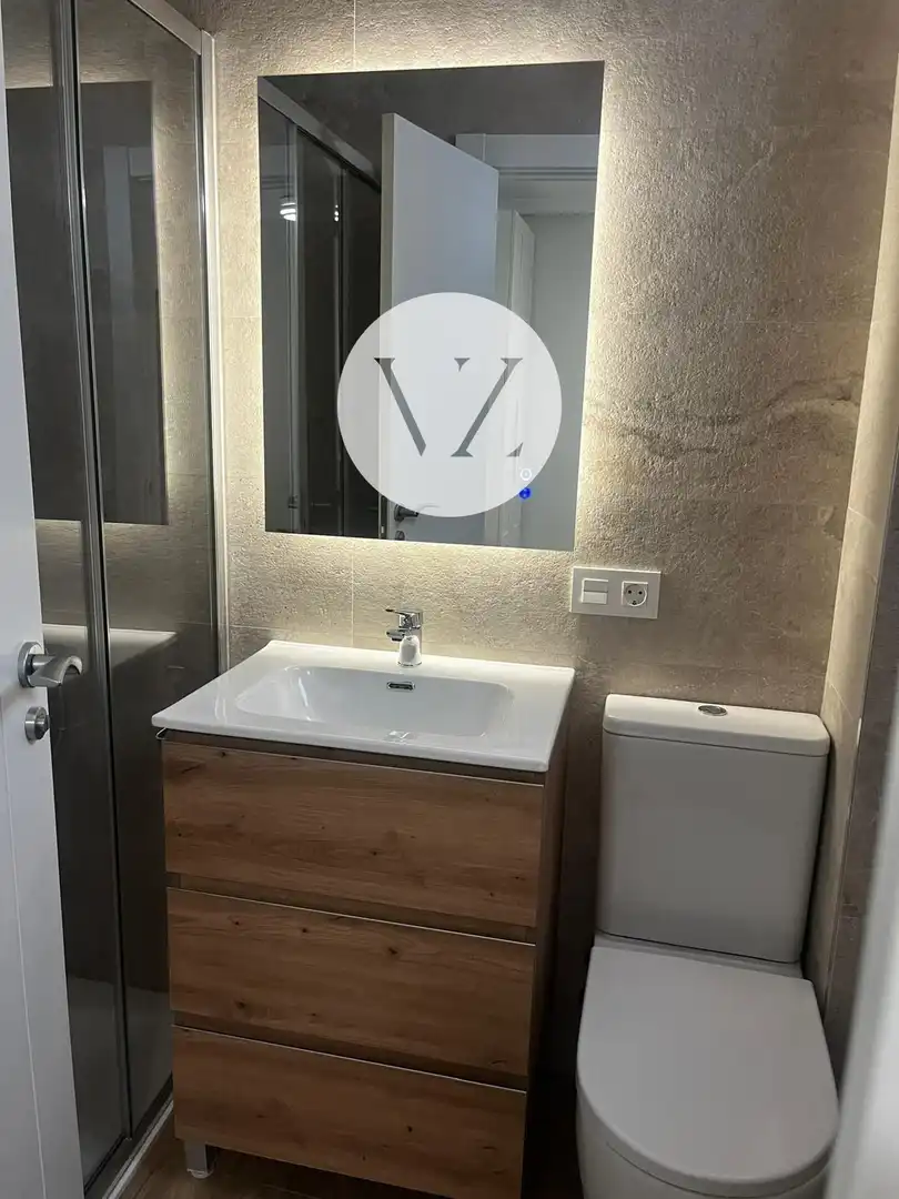 Bathroom of Flat for sale in Salamanca  with Heating, Terrace and Furnished