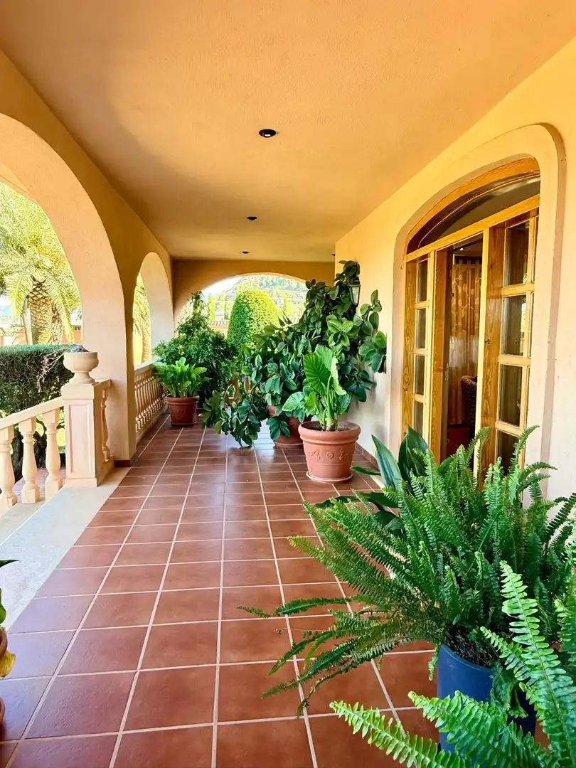 Terraza de Casa o chalet en venta en Cocentaina con Calefacción, Jardín privado y Terraza