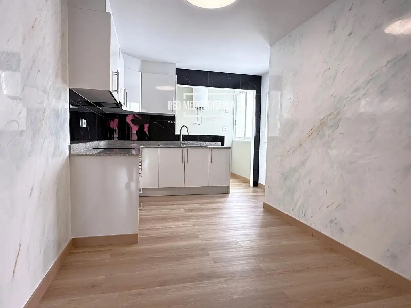 Kitchen of Flat for sale in Gandia  with Air Conditioner, Heating and Terrace