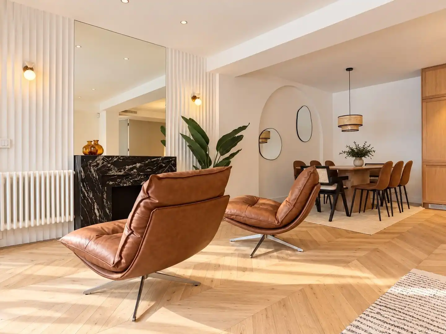 Living room of Flat for sale in Barrio de Salamanca
