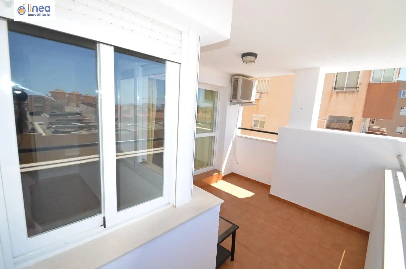 Balcony of Flat for rent in Roquetas de Mar  with Air Conditioner, Terrace and Storage room
