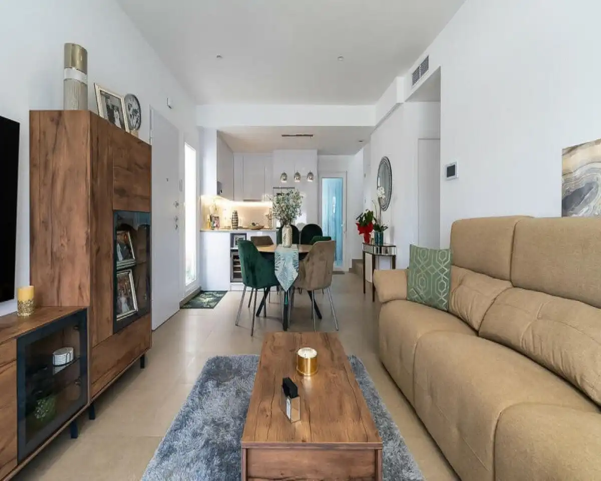 Sala de estar de Casa o chalet en venta en San Pedro del Pinatar con Aire acondicionado, Jardín privado y Terraza