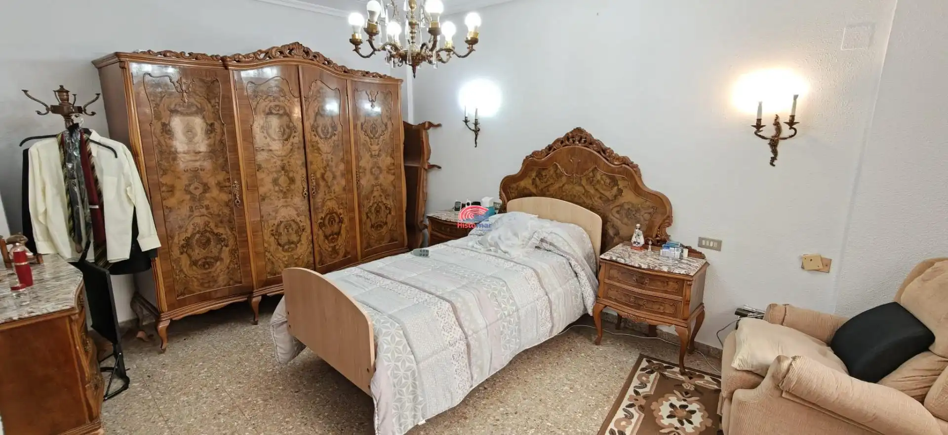 Schlafzimmer von Wohnung zum Verkauf in Sagunto / Sagunt mit Abstellraum und Balkon