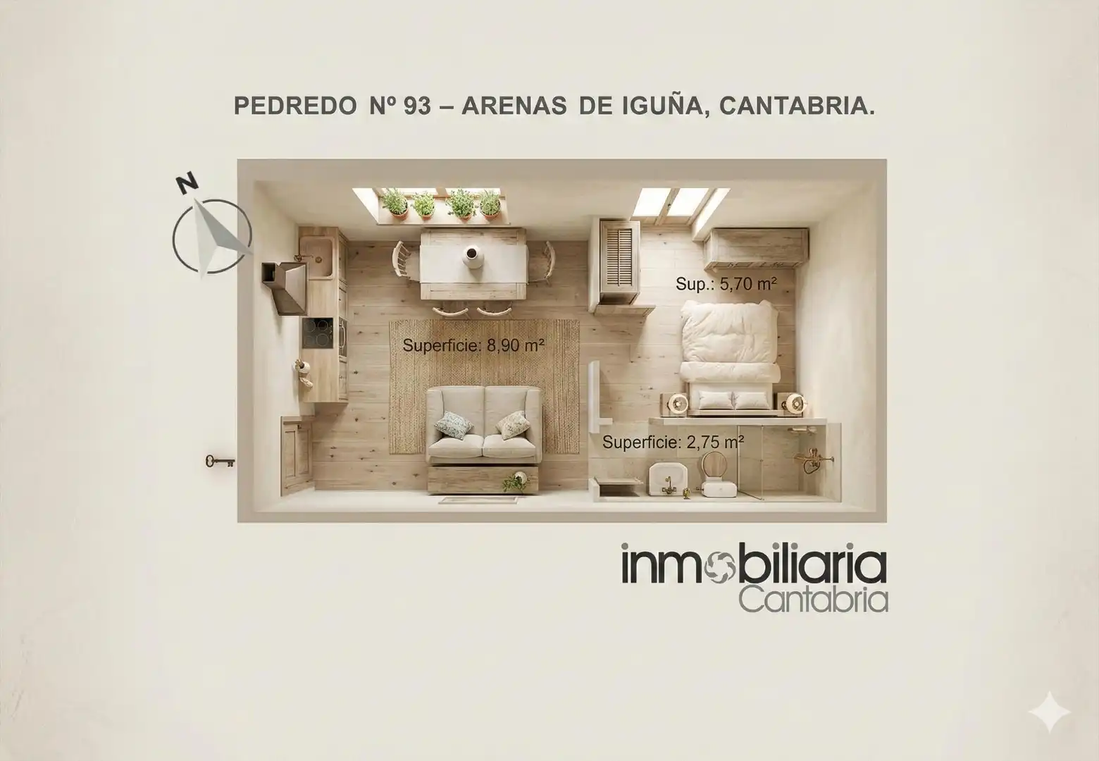 Habitación de Casa o chalet en venta en Arenas de Iguña