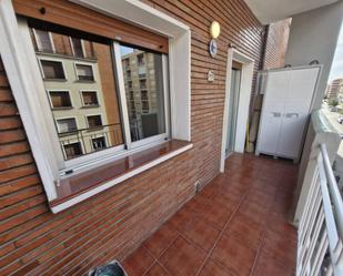 Balcony of Flat to rent in  Logroño  with Heating, Parquet flooring and Terrace