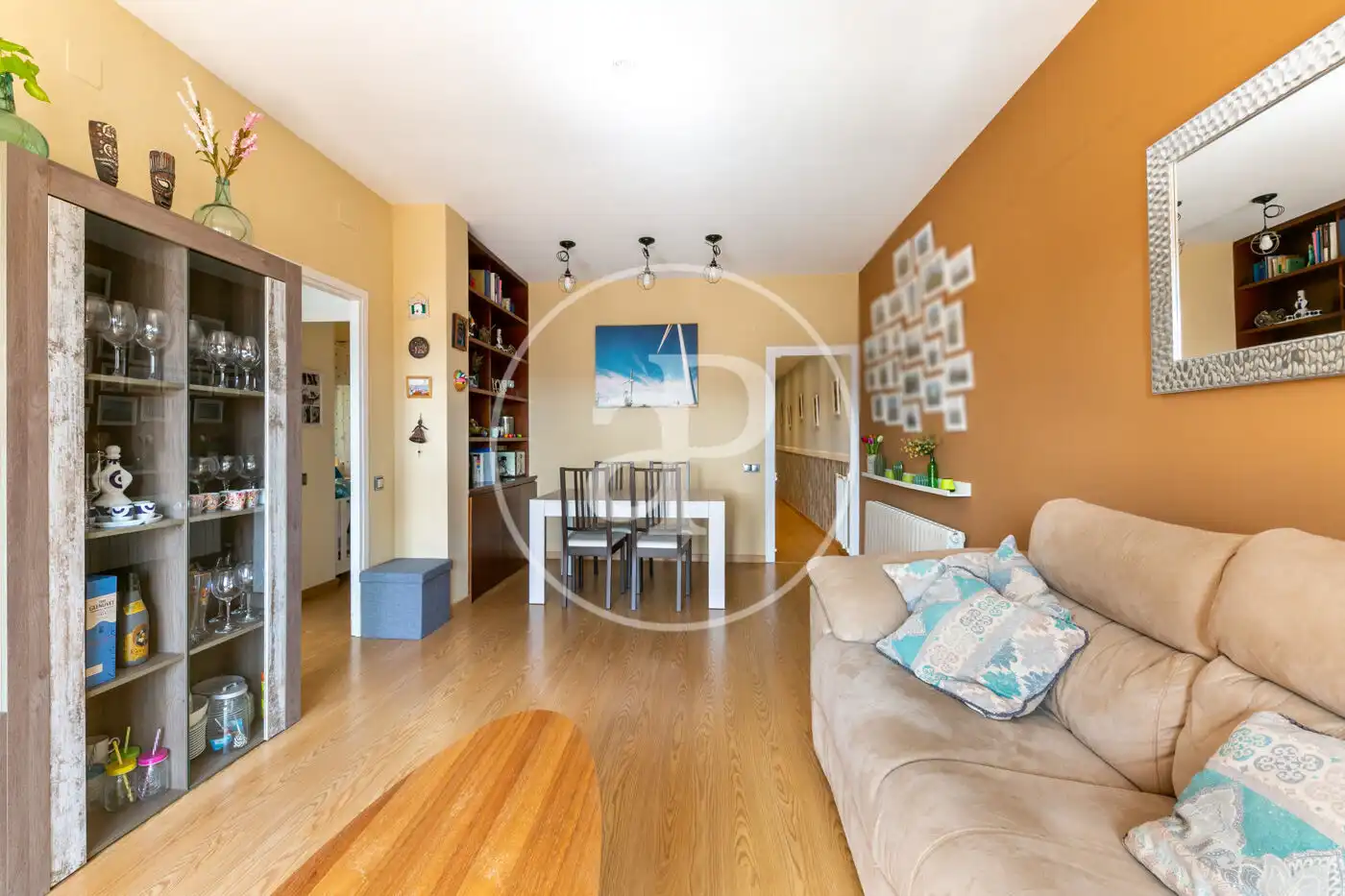 Sala d'estar de Pis en venda en  Barcelona Capital amb Aire condicionat, Calefacció i Terrassa