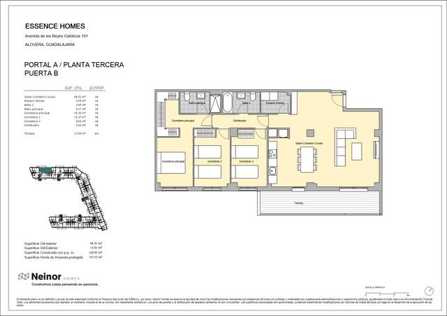 Piso en Venta en   Avenida Camino las Fuentes, 0 en Alovera